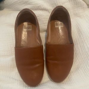 Fitflop Womens Comfortable Casa Leather Loafers Shoes size 9